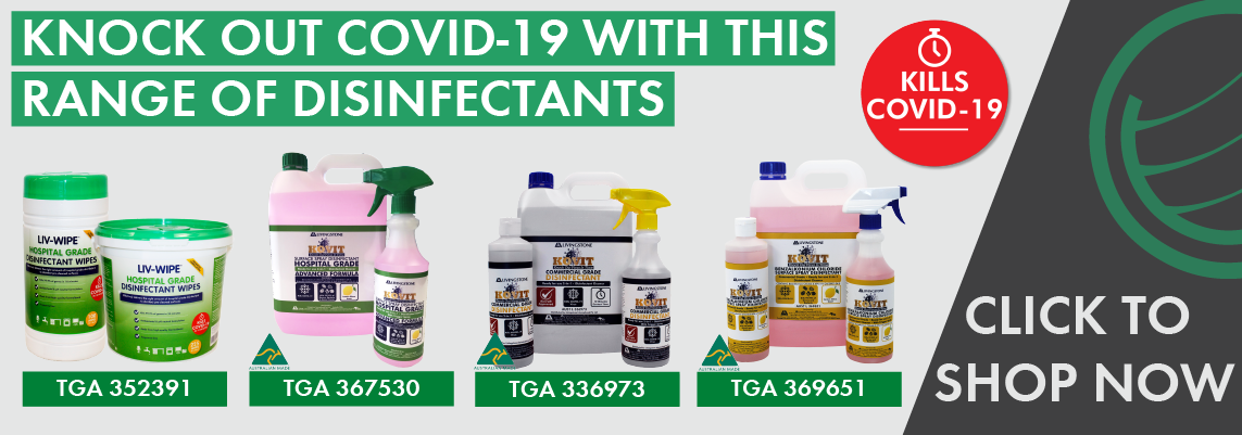 Knock out COVID-19 with this range of Disinfectants